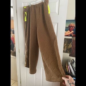 Out from Under fleece wild leg pants